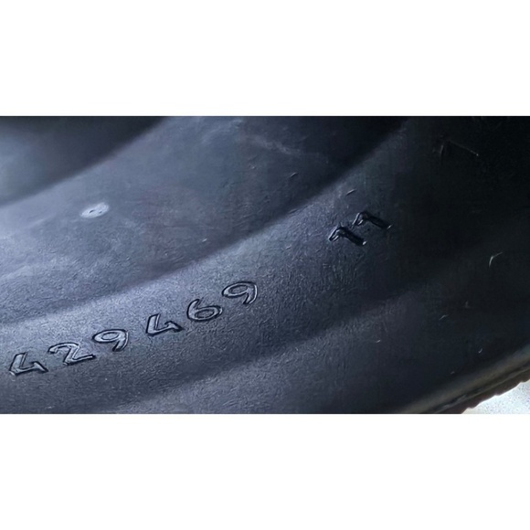 Mens Gucci Green Red Web Signature Stripe Slide Sandal Black Rubber Size 11 - Picture 16 of 16